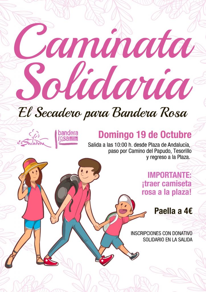 Una caminata solidaria para Bandera Rosa