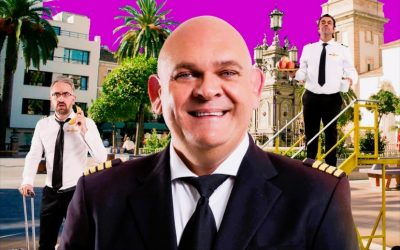 Las turbulencias humorísticas del Comandante Lara aterrizan en Algeciras